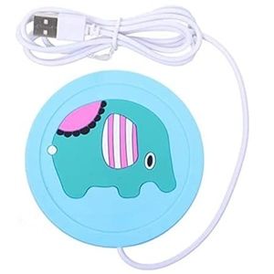 1 pc USB Plug Elephant Coaster Mug Mat Keep Drink Warmer Cup Warmer Heat